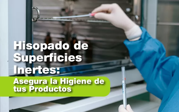 Técnica de hisopado de superficies inertes para garantizar la higiene en la producción alimentaria