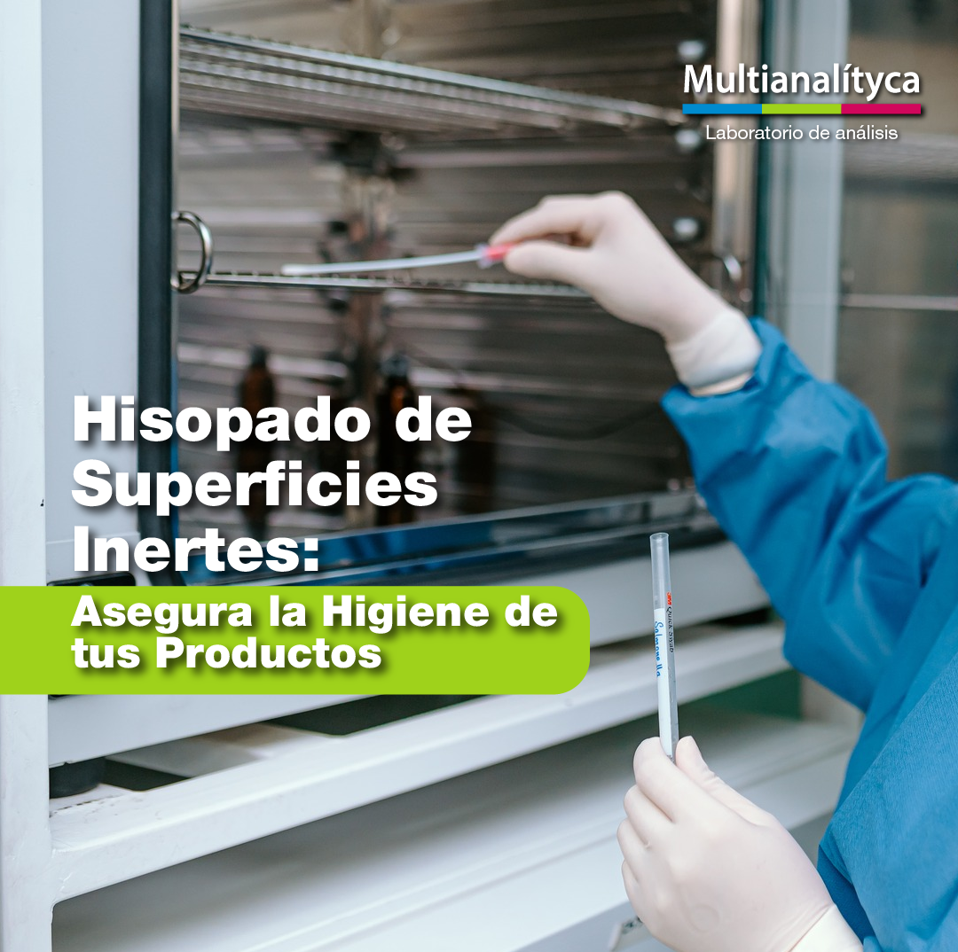 Técnica de hisopado de superficies inertes para garantizar la higiene en la producción alimentaria
